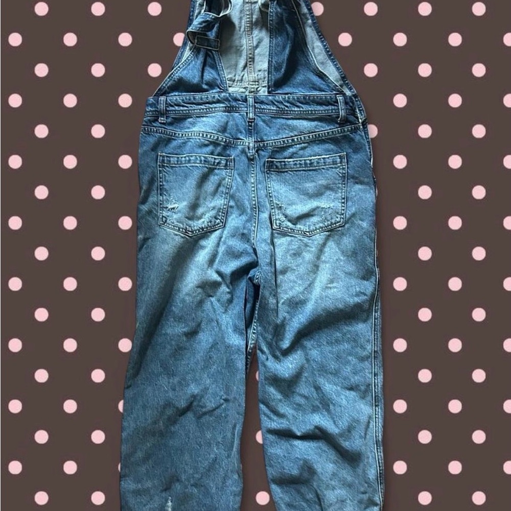 We The Free light blue denim overalls - Picture 4 of 5